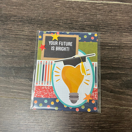 Handmade Card - Your Future is Bright!