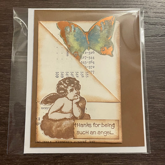 Handmade Card - Thanks for being such an angel