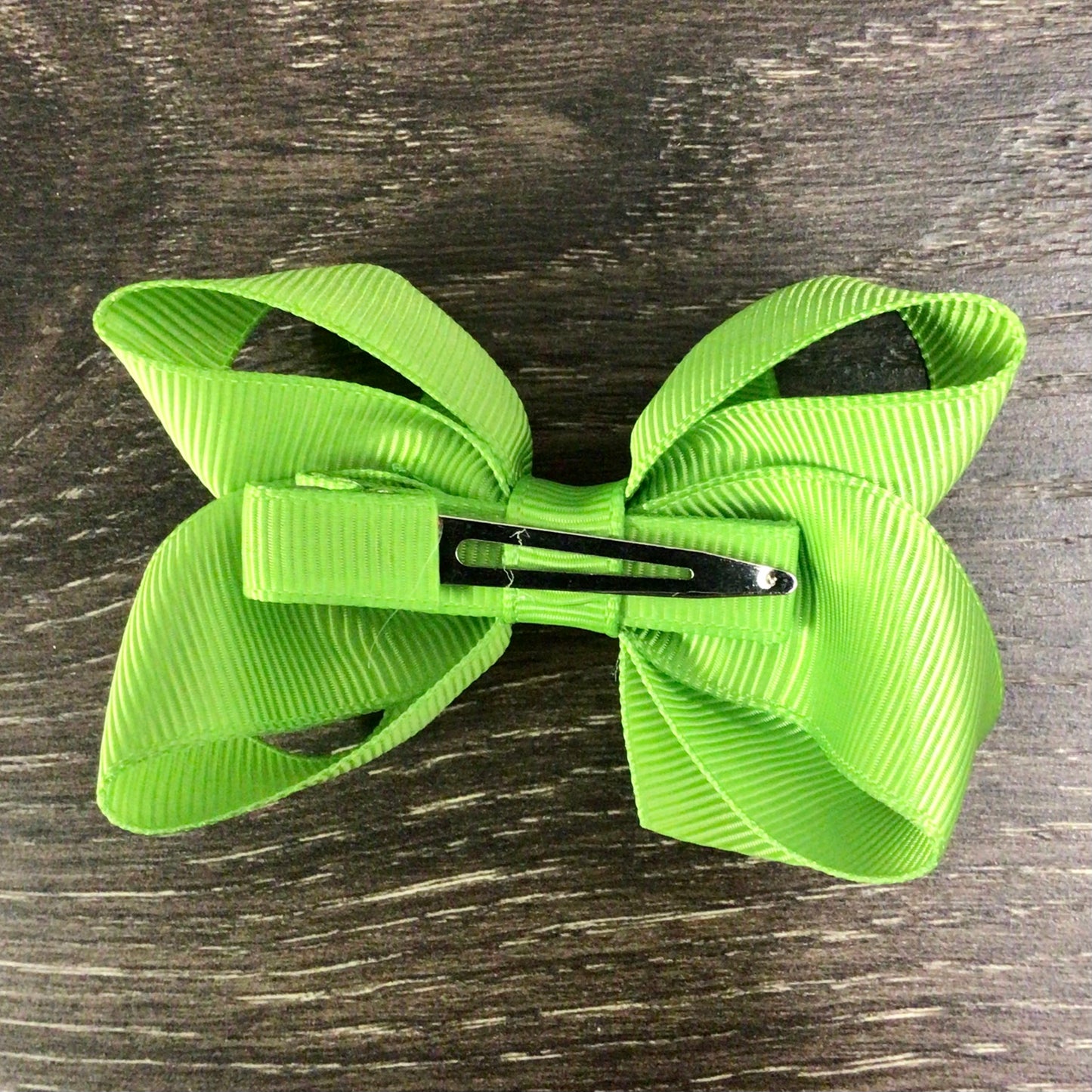 3" Solid Boutique Bow - Apple Green