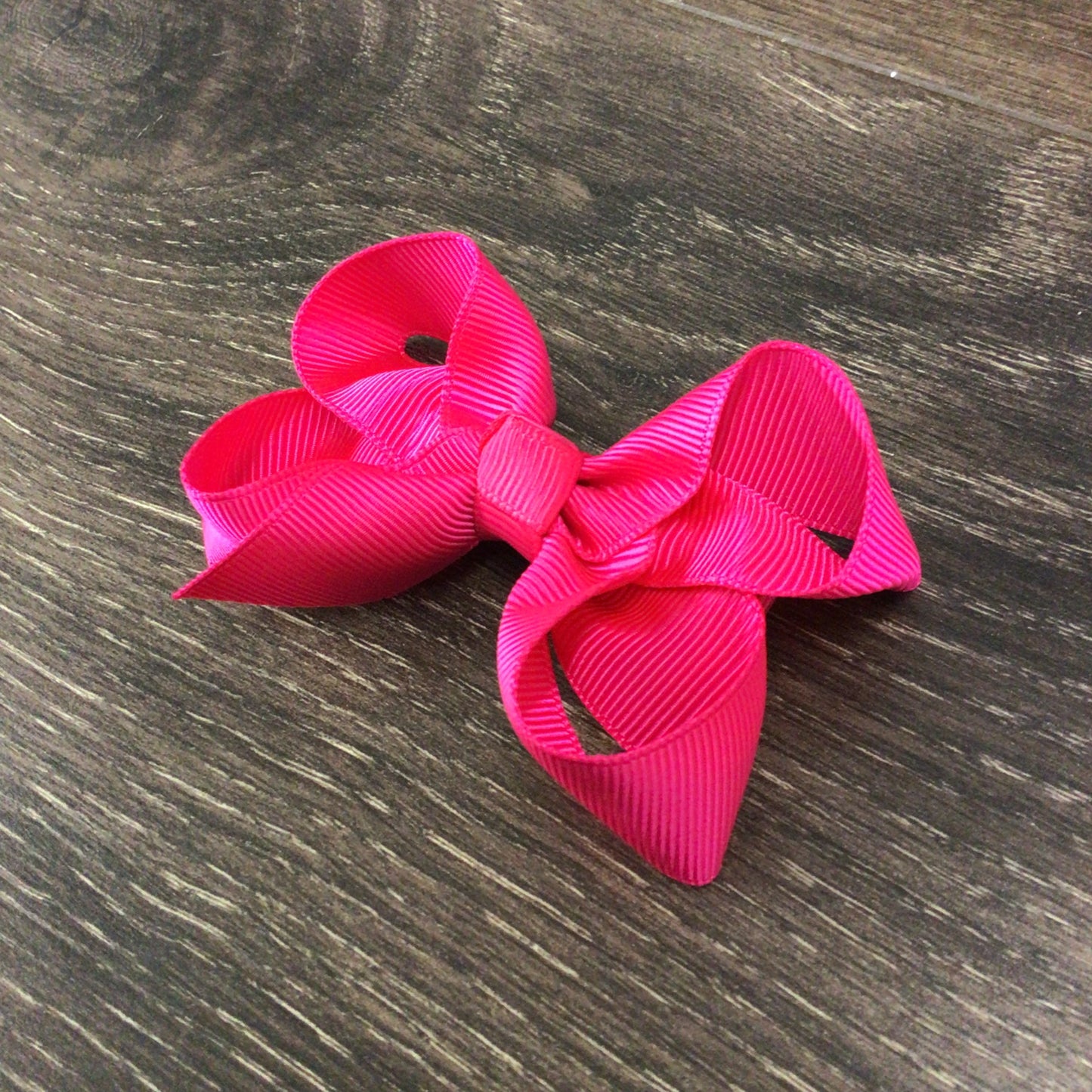 3" Solid Boutique Bow - Shocking Pink