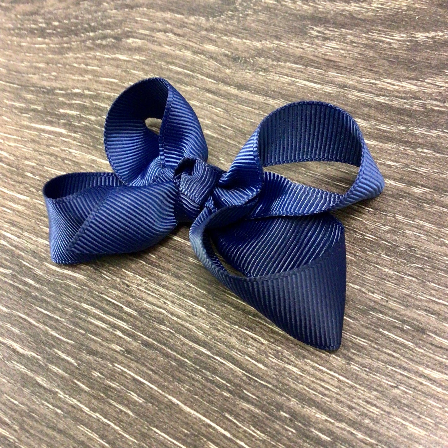 3" Solid Boutique Bow - Navy