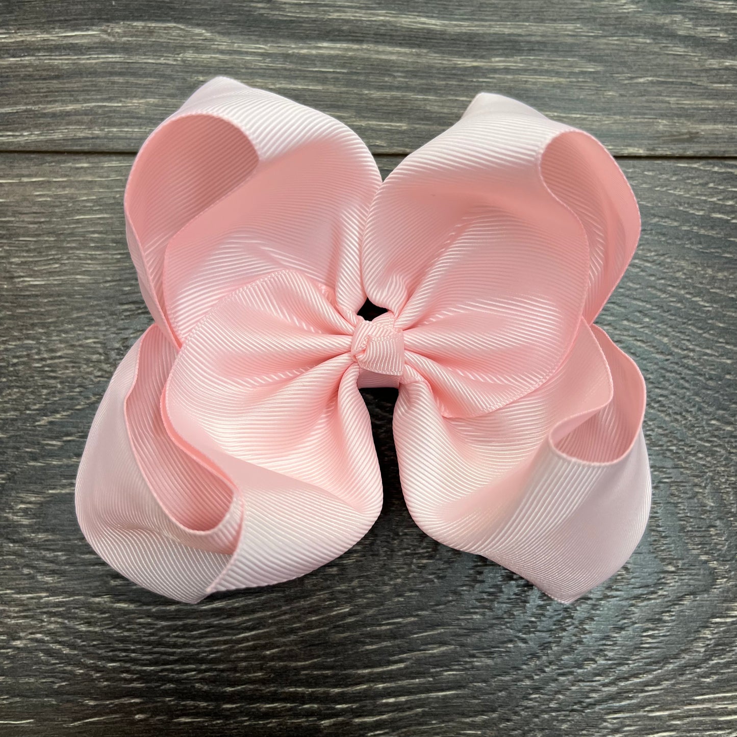 6" Solid Boutique Bow - Lt Pink