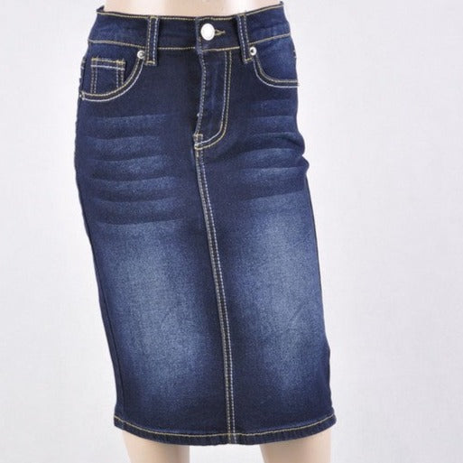 Girl's Denim Skirt