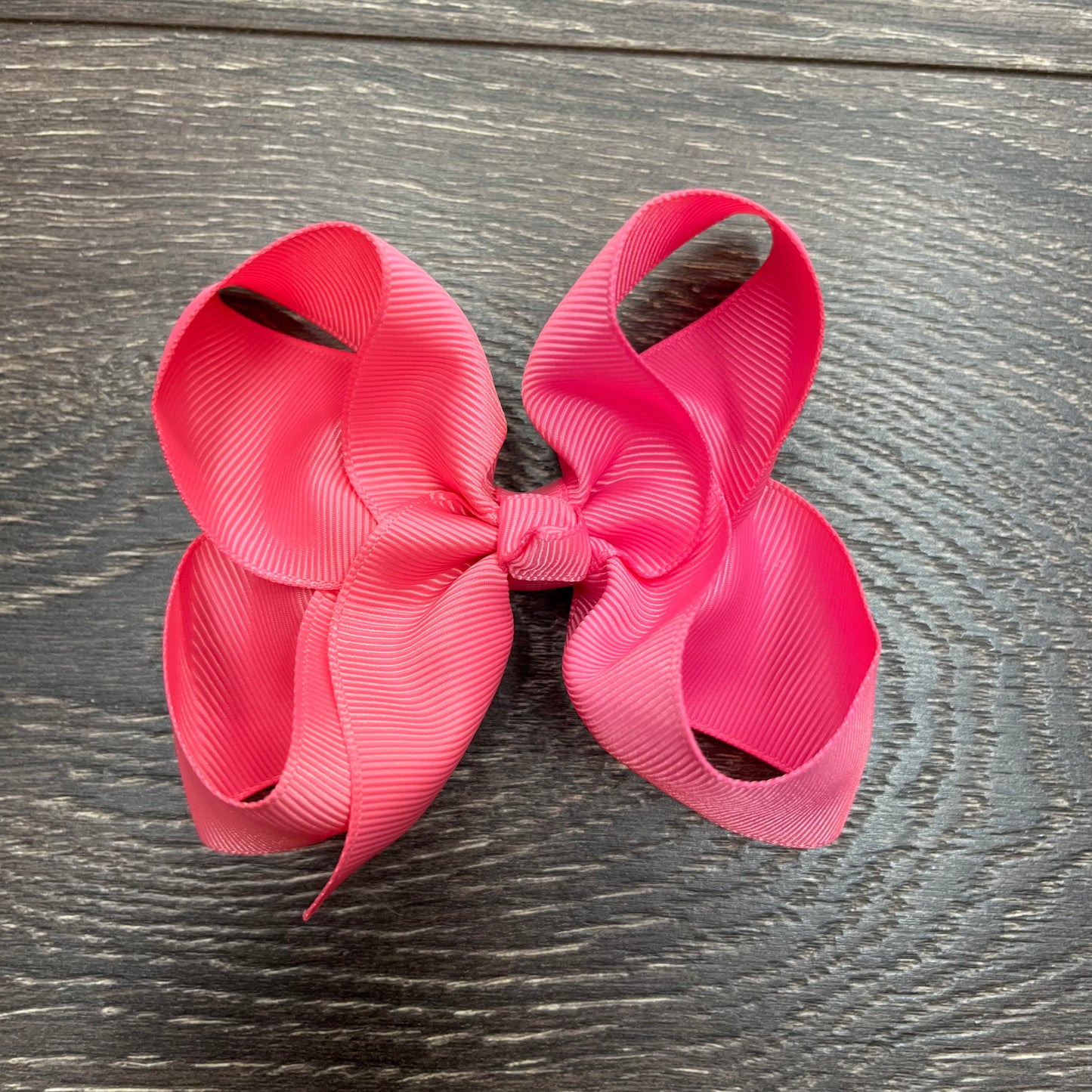 4" Solid Boutique Bow - Hot Pink