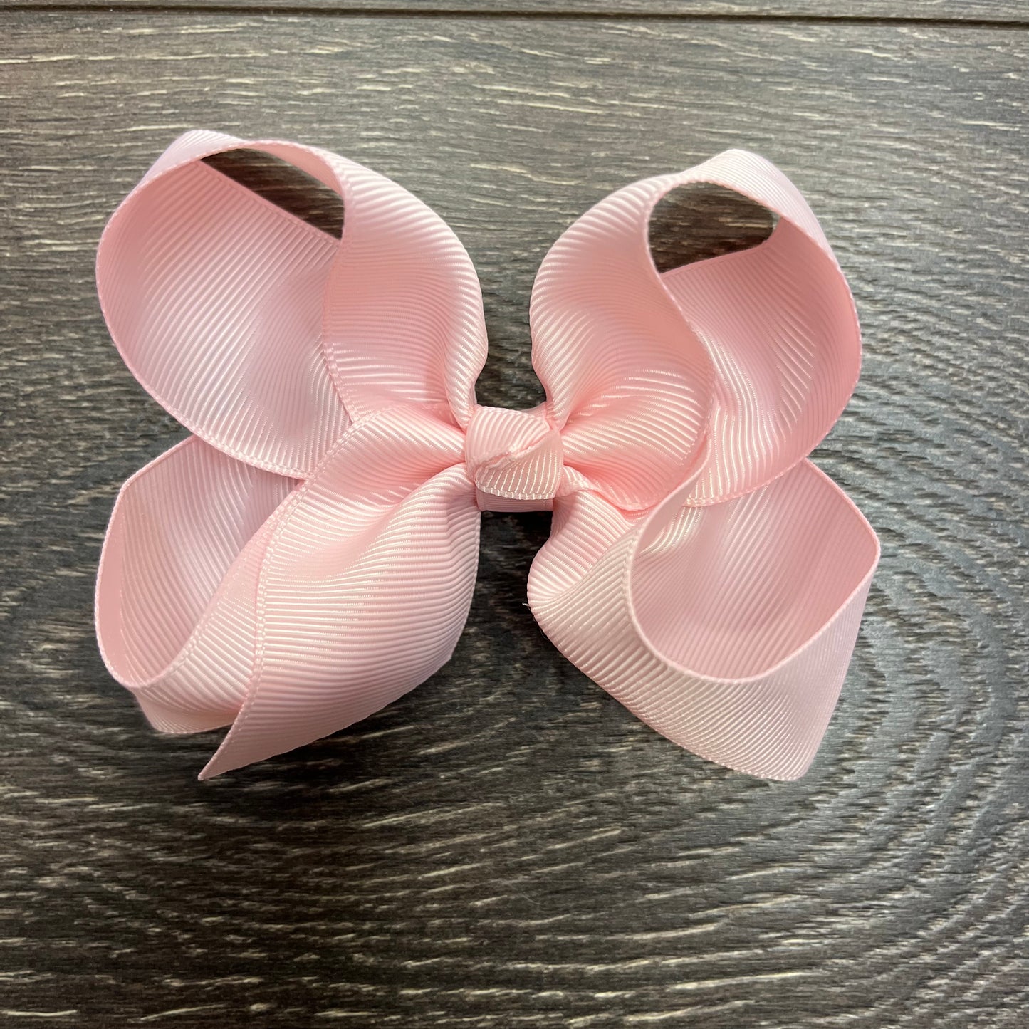 4" Solid Boutique Bow - Lt Pink