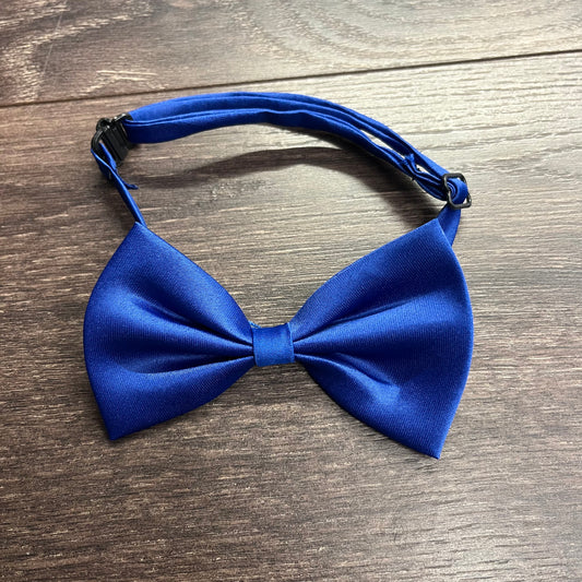 Boy's Solid Color Bowtie  - Royal Blue