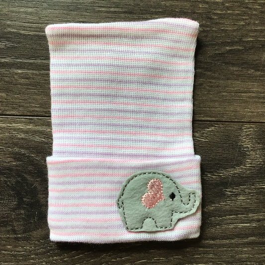 Baby Girl Hat - Elephant - Right