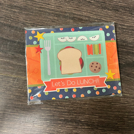 Handmade Card - Let's Do Lunch