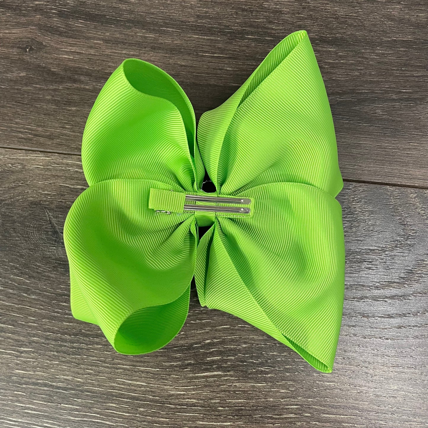 6" Solid Boutique Bow - Apple Green