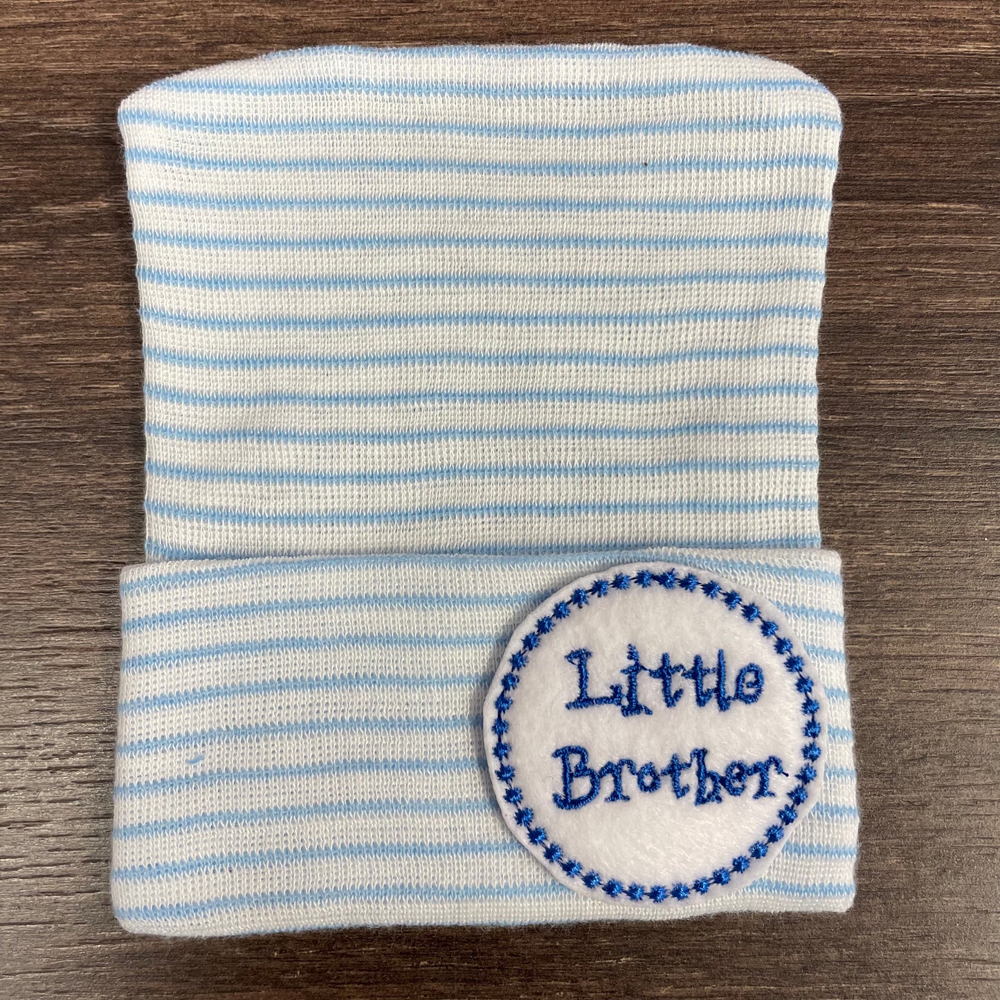 Striped Baby Hat - Little Brother - Royal Blue