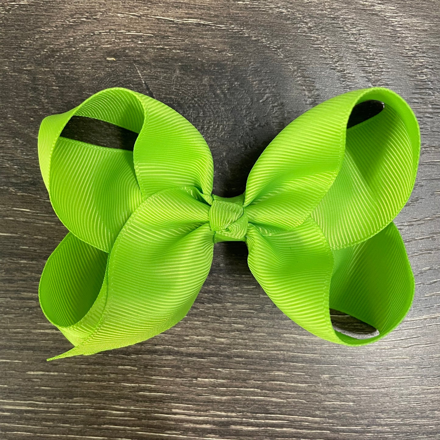 4" Solid Boutique Bow - Apple Green