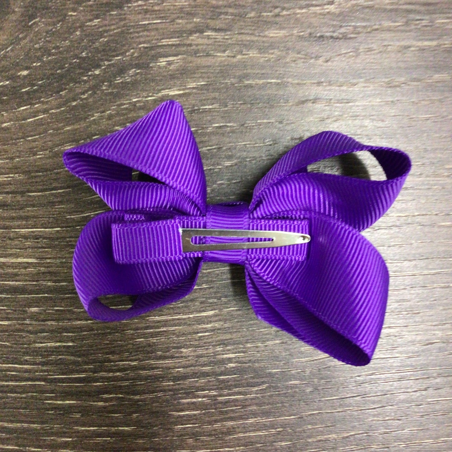 3" Solid Boutique Bow - Purple