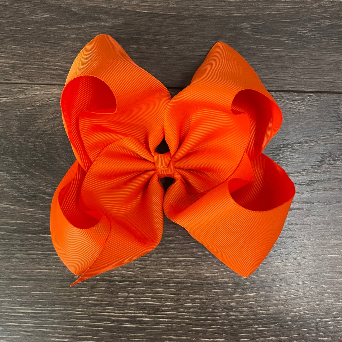6" Solid Boutique Bow - Torrid Orange