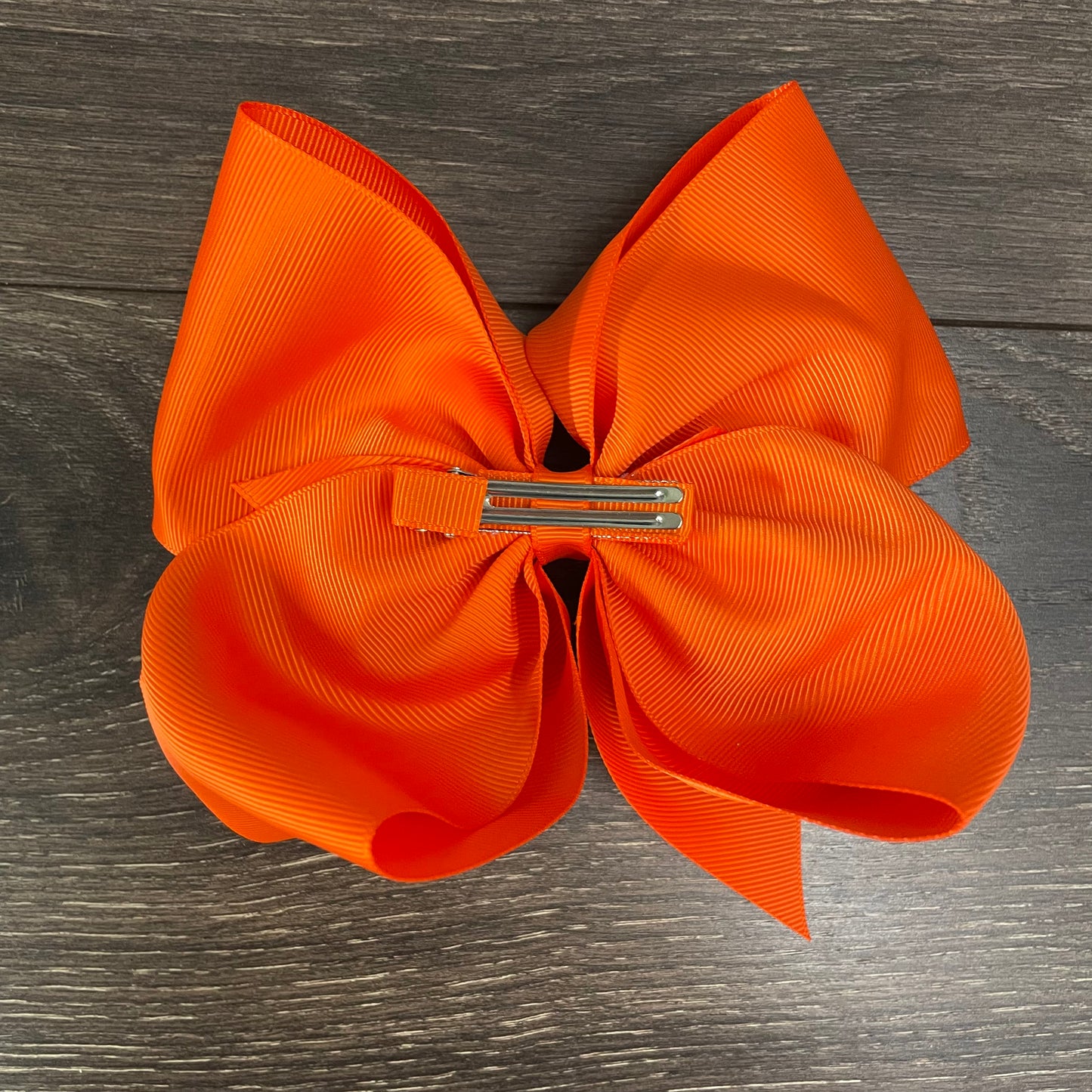 6" Solid Boutique Bow - Torrid Orange