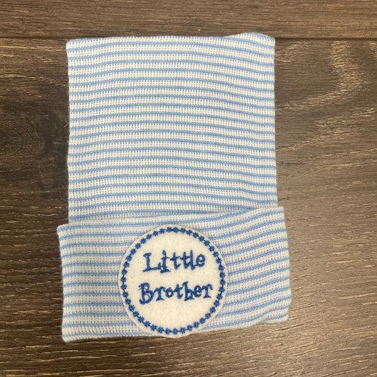 Striped Baby Hat - Little Brother - Royal Blue