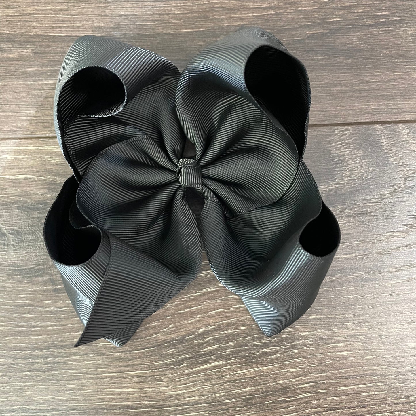 6" Solid Boutique Bow - Black